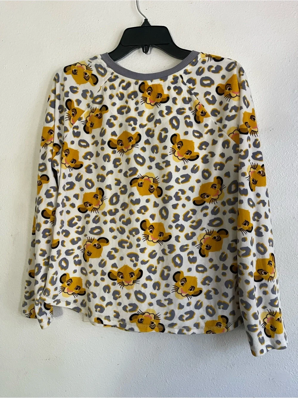 Disney Yellow Lion Face Print Pajama Bottoms for Kids